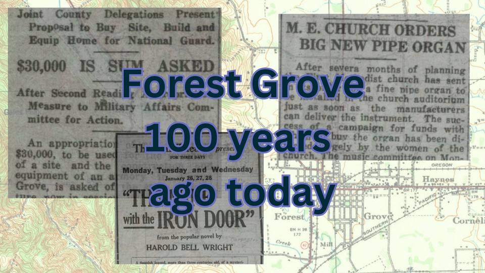 History in the Grove: January 22, 1925